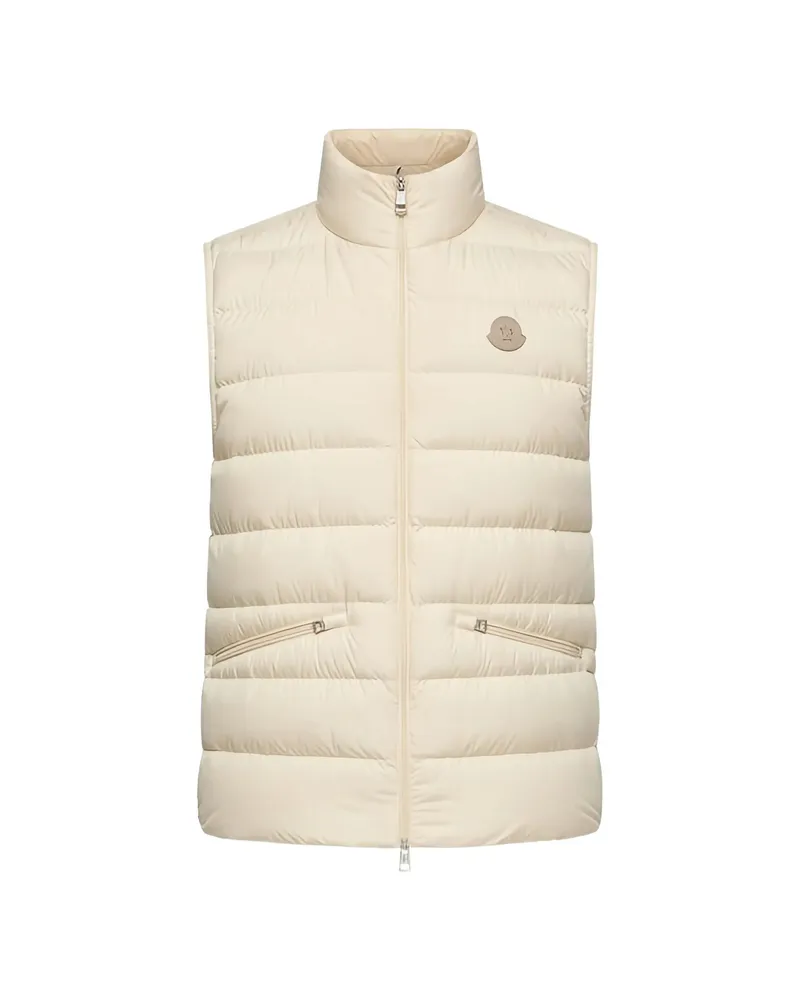 Moncler Quilted Vest Neutrals