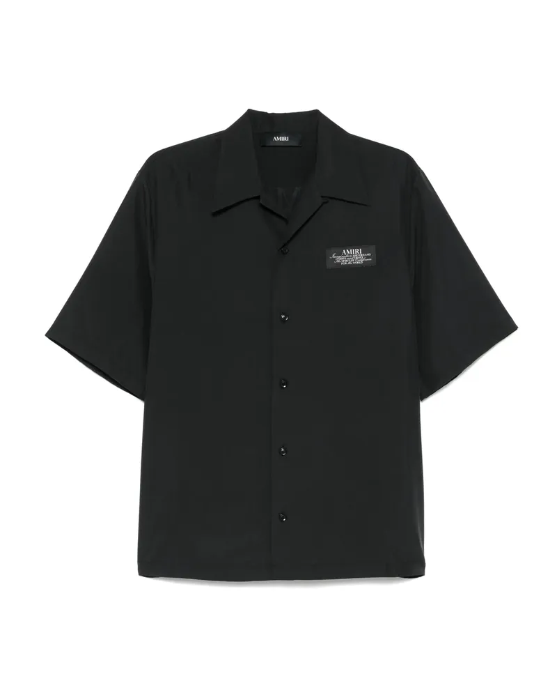 Amiri Logo-print Shirt Black