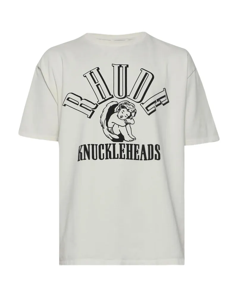 RHUDE Knuckleheads Cotton T-shirt White