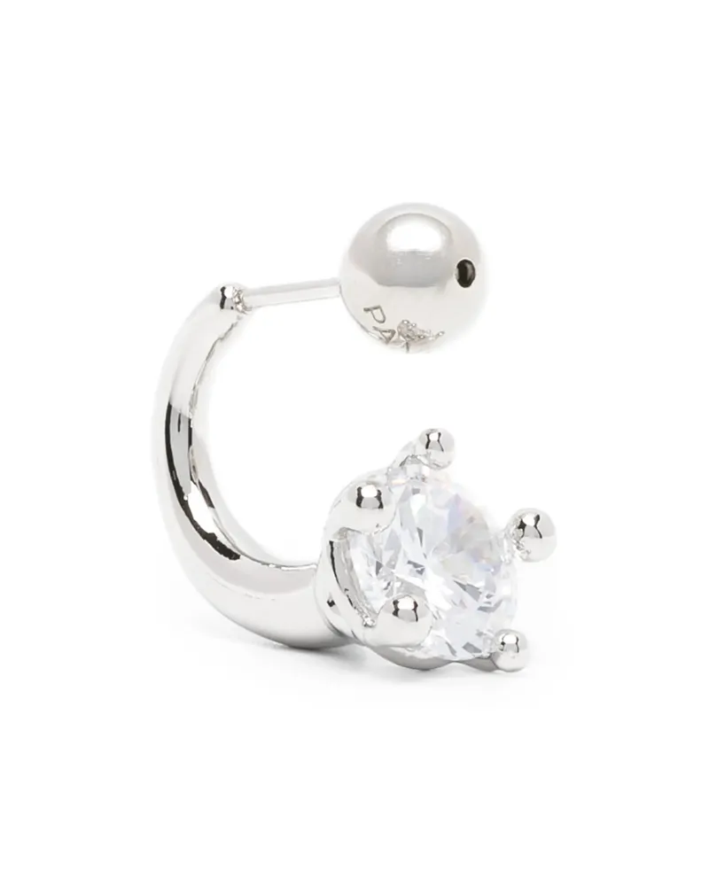 PANCONESI Nova Curved Earrings Silver