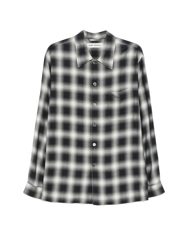 Our Legacy Every Checked Shirt Black