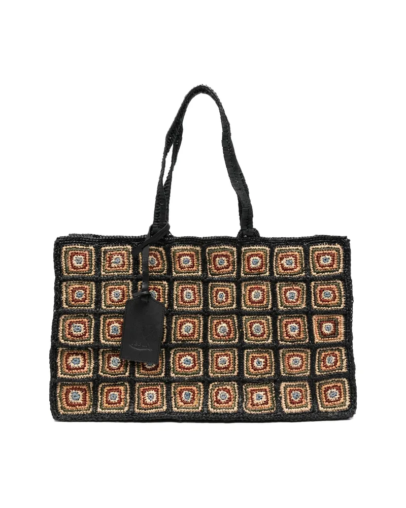 IBELIV Squared Tote Bag Black