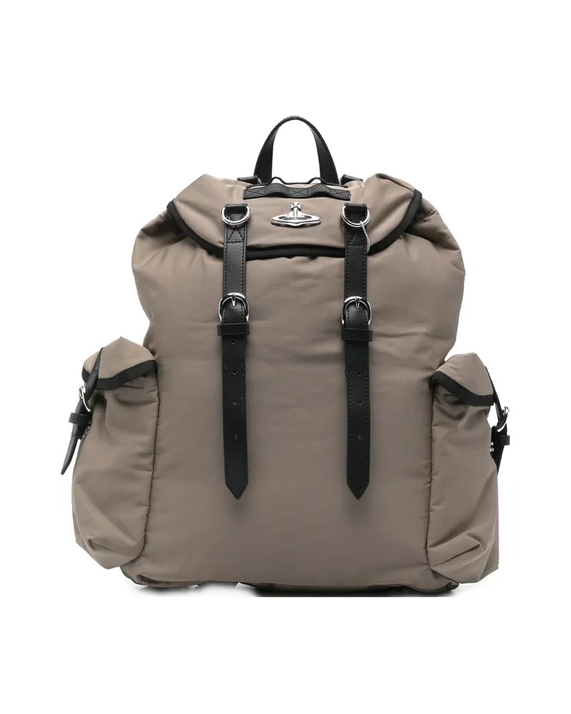 Vivienne Westwood Green Backpack Neutrals