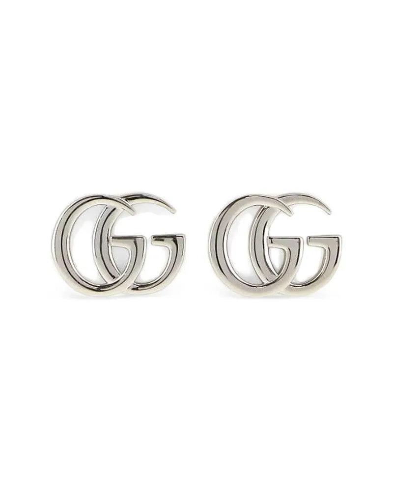 Gucci GG Marmont Stud Earrings Silver