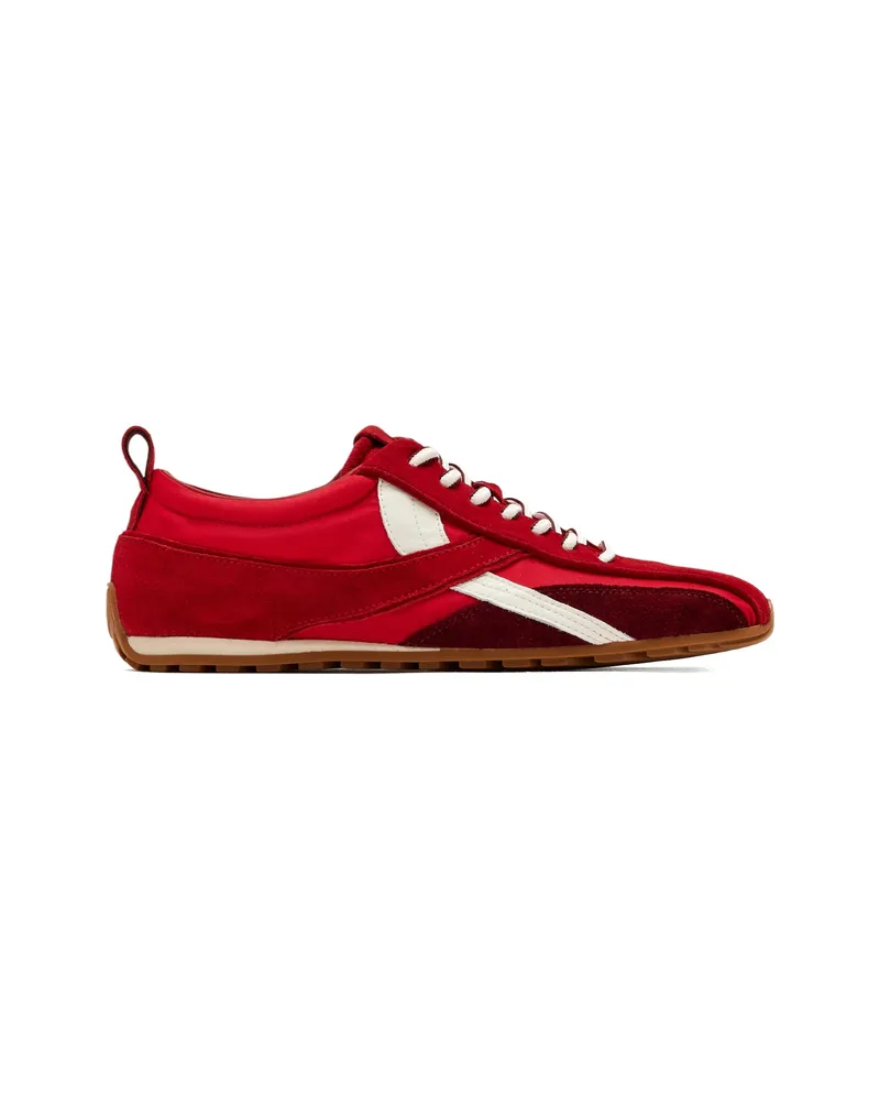 Alohas TB.304 Panelled Lace-up Sneakers Red