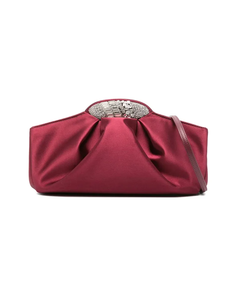 Giuseppe Zanotti Crystal-embellished Clutch Bag Pink