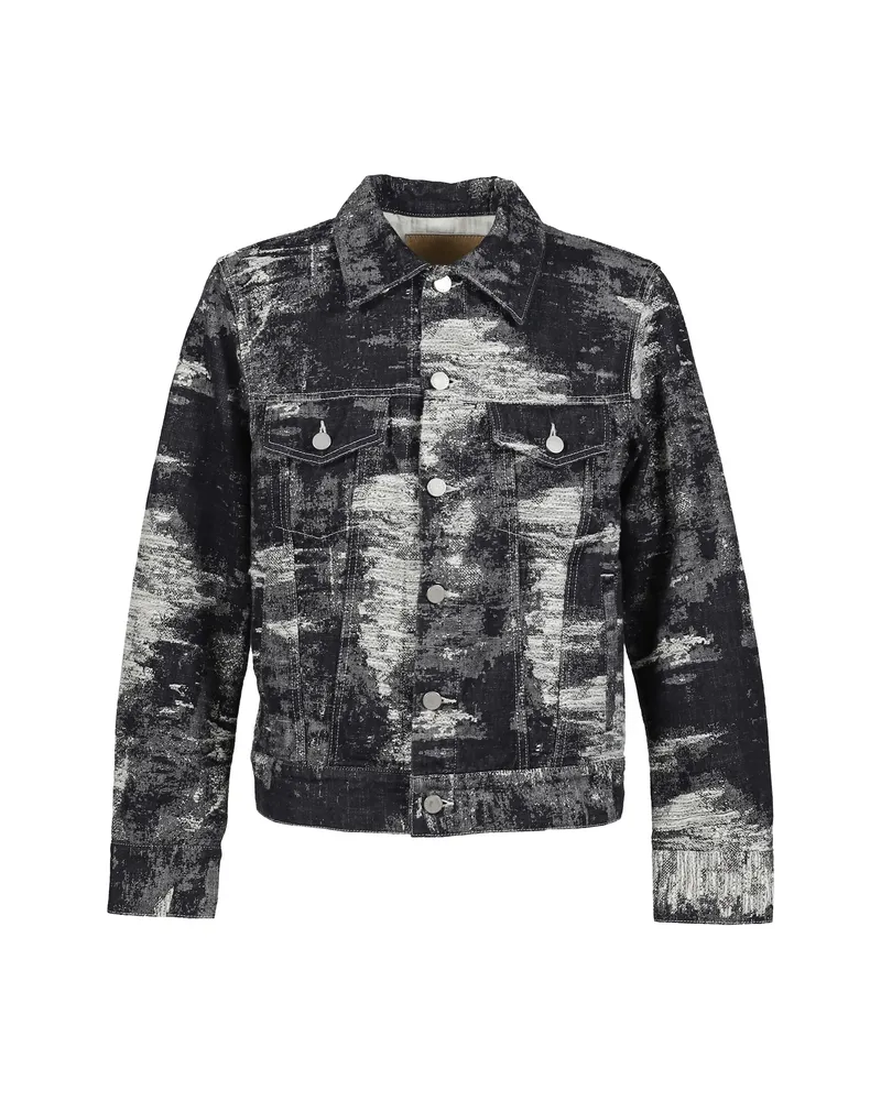 TAAKK Bleached Buttoned Jacket Black