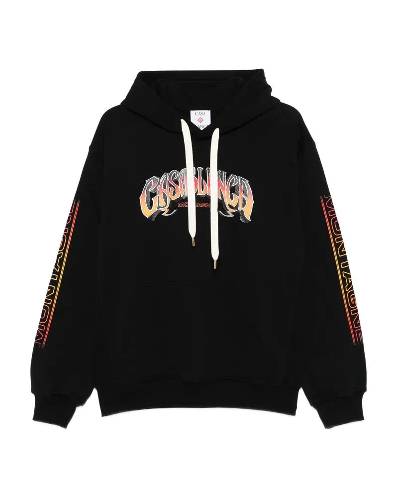 Casablanca Paris Logo Hoodie Black