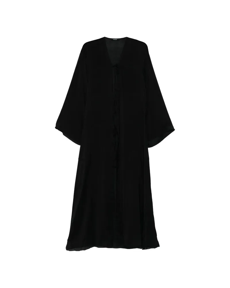 BONDI BORN Cremona Tie-detail Cover-up Black