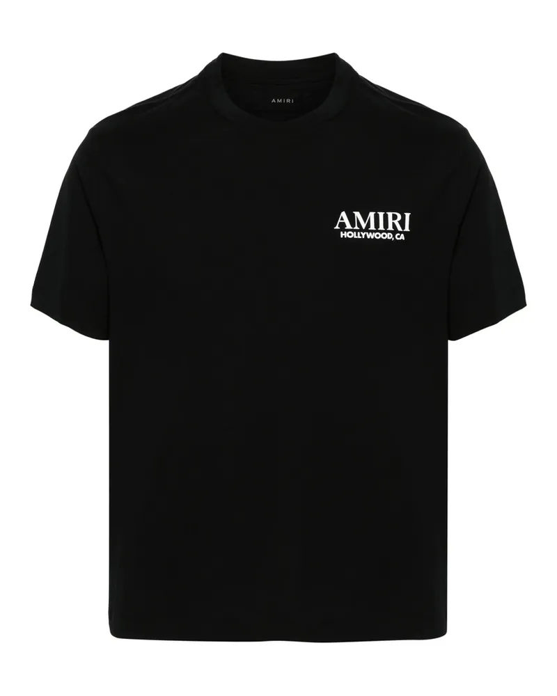 Amiri Bones Stacked Cotton T-shirt Black