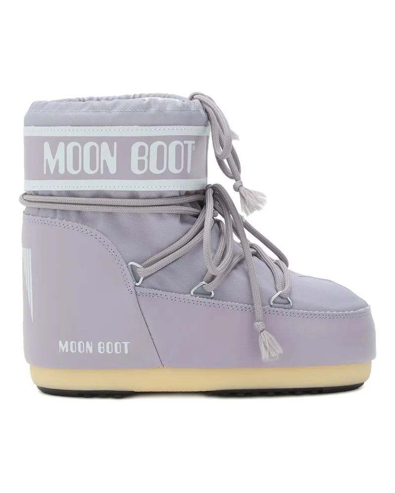 Moon Boot Icon Padded Logo-detail Boots Purple