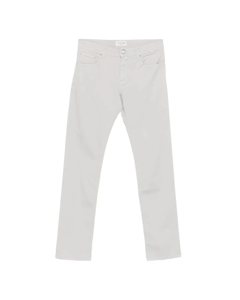 Jacob Cohën White Trousers Grey