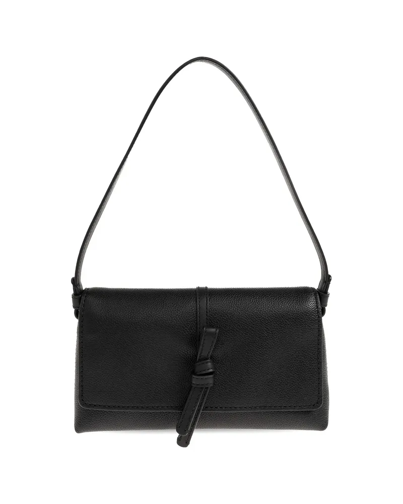 Kate Spade Small Knot-detail Leather Tote Bag Black
