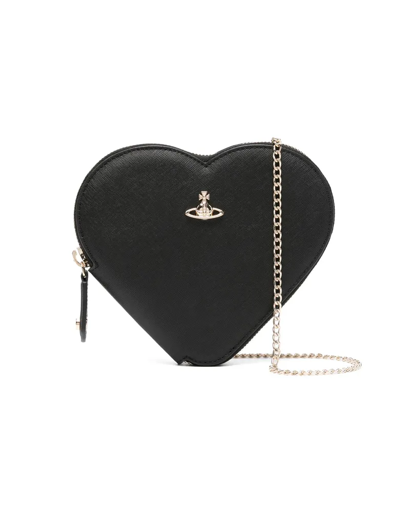 Vivienne Westwood Heart Cross Body Bag Black