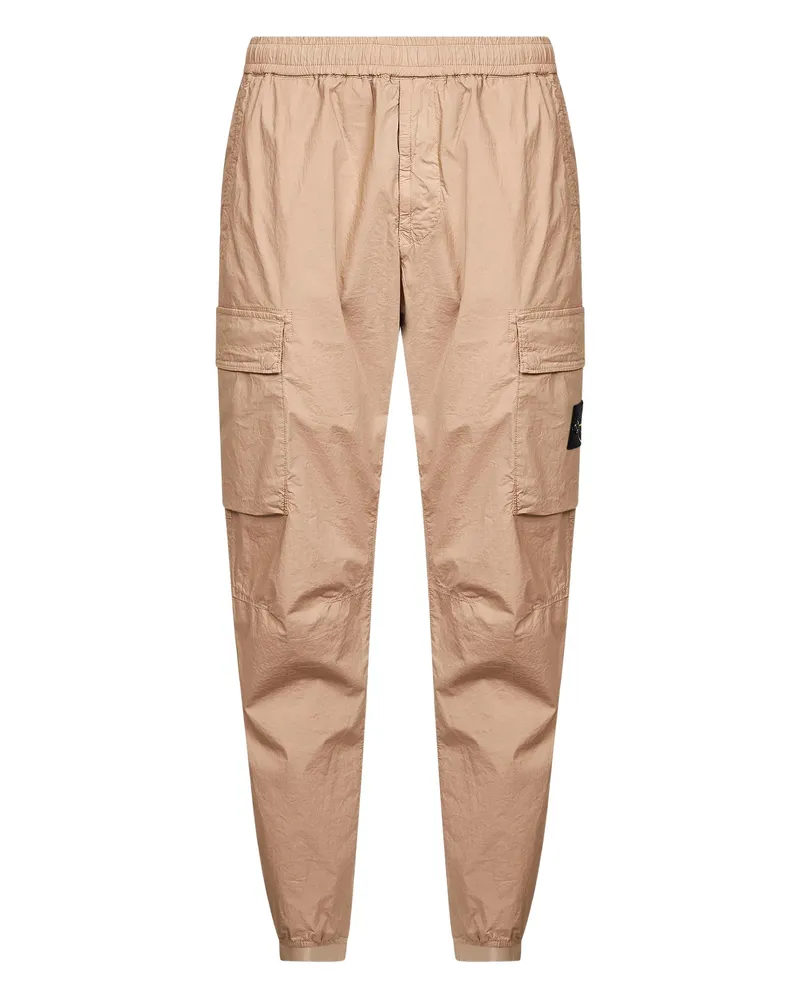 Stone Island Cargo Badge Trousers Neutrals