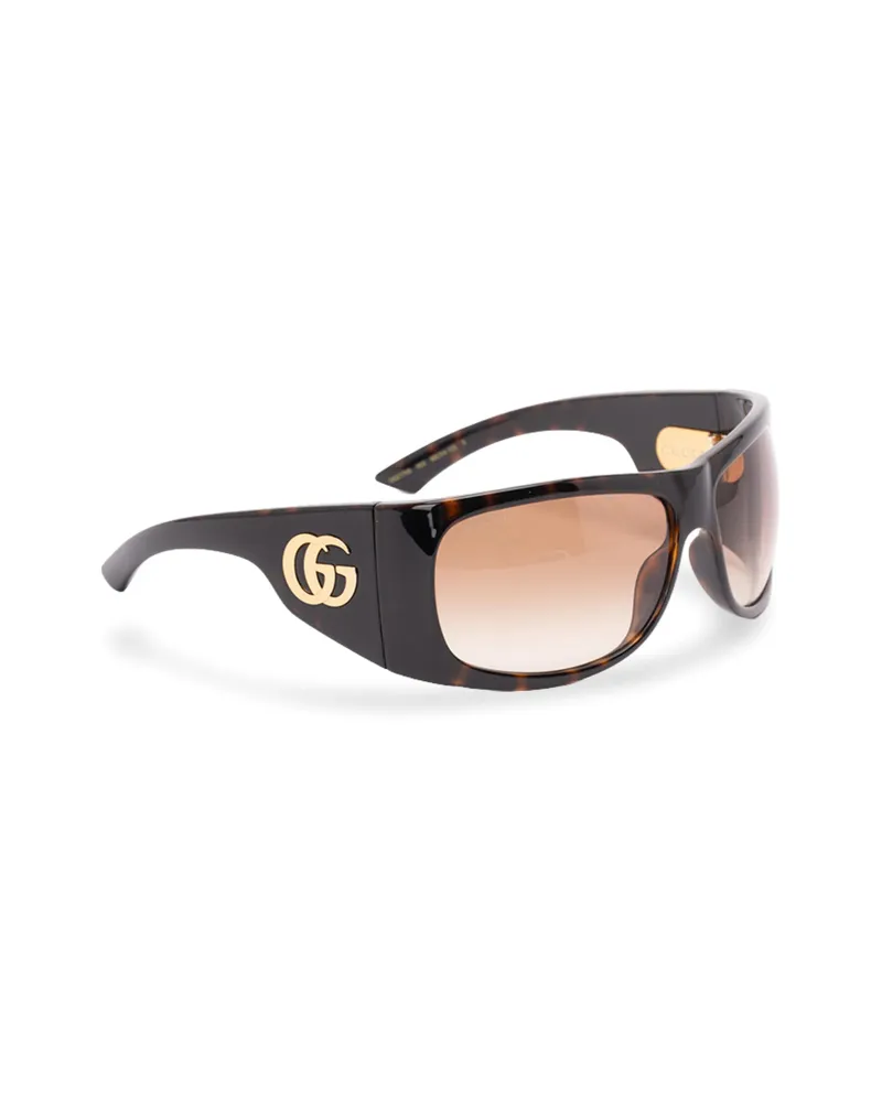 Gucci Rectangle-frame Sunglasses Brown