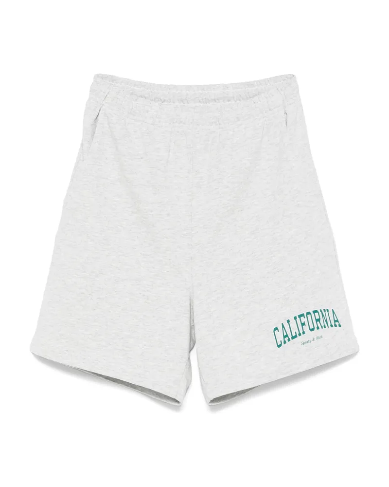 SPORTY & RICH Cotton-blend Shorts Grey