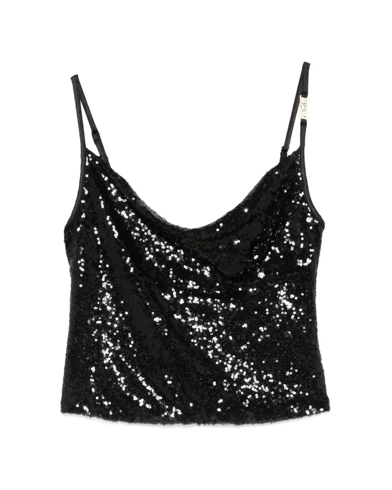 Versace Jeans Sequin Top Black
