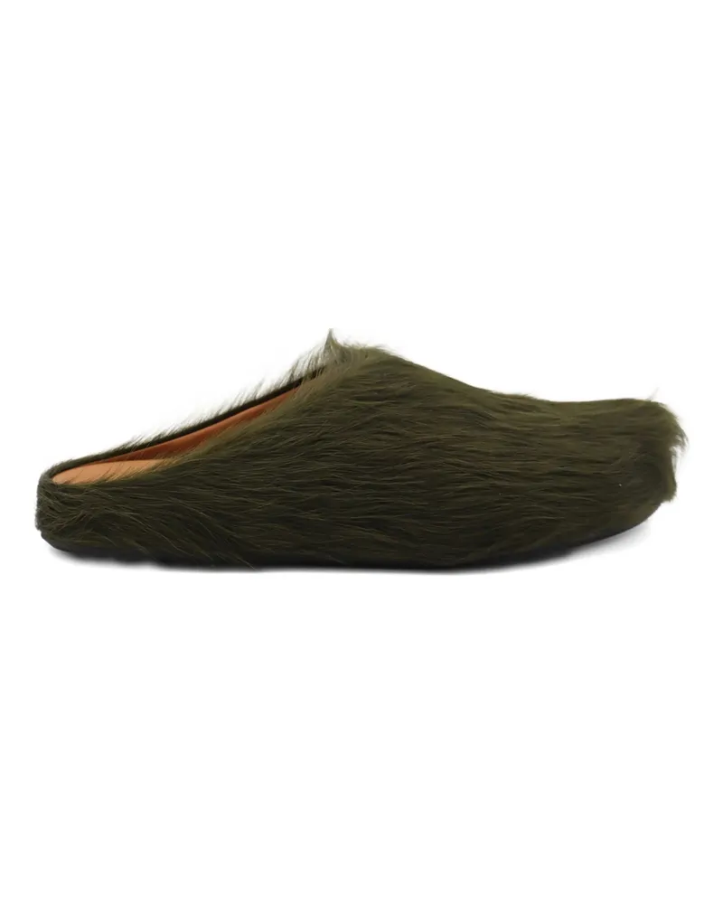 Marni Fussbett Mules Green