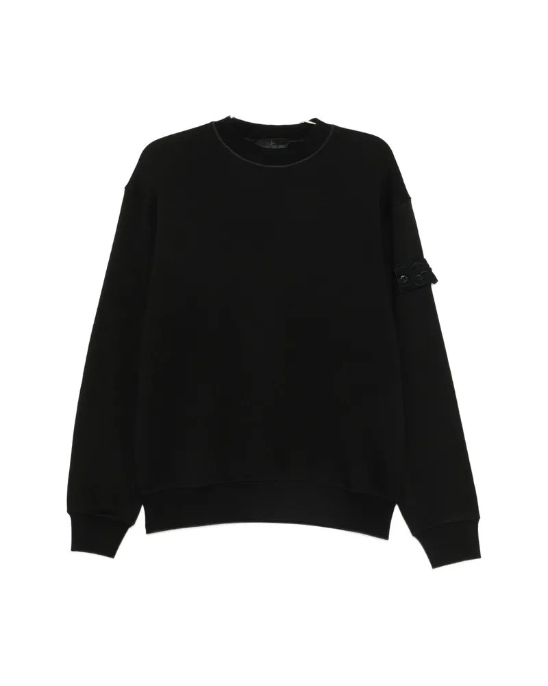 Stone Island Logo-patch Sweater Black