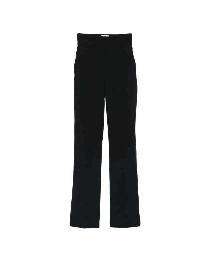 Elisabetta Franchi Pressed-crease Trousers Black