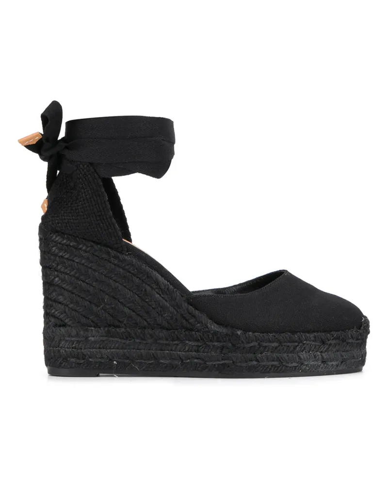 Castañer 100mm Woven Espadrilles Black