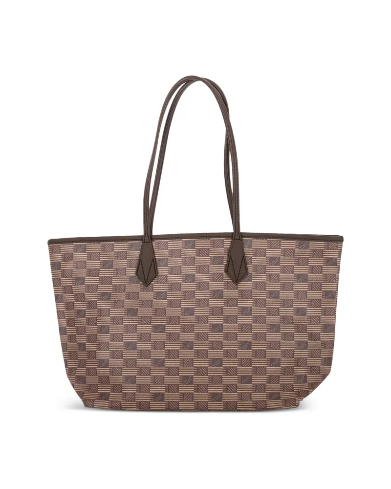 Moreau Paris Small Saint Tropez Tote Bag Brown