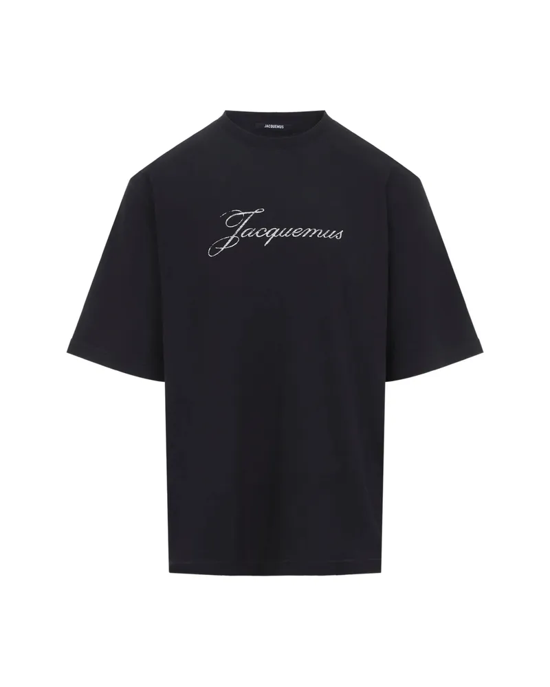 Jacquemus Logo-print T-shirt Black