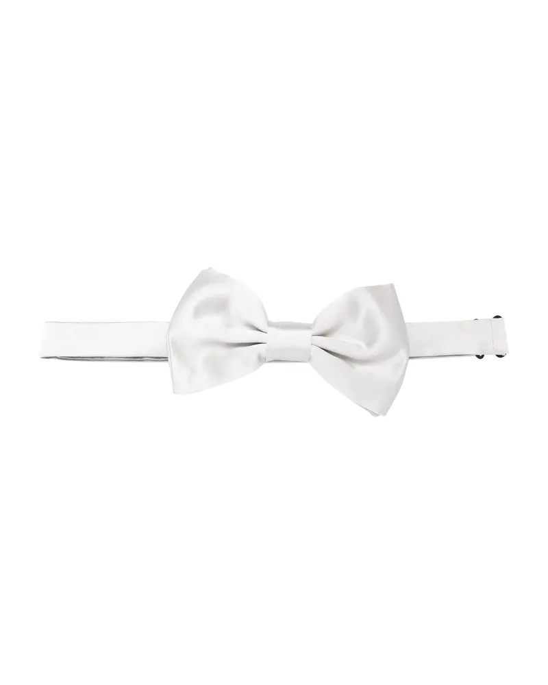Lady Anne Satin Silk Bow Tie Grey