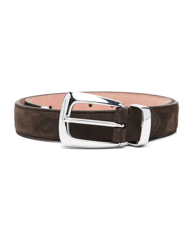 KHAITE Benny Belt Brown