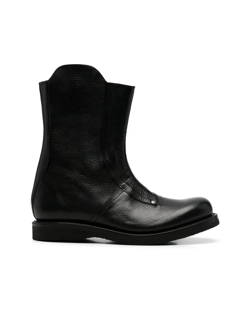 Our Legacy Moto Leather Boots Black
