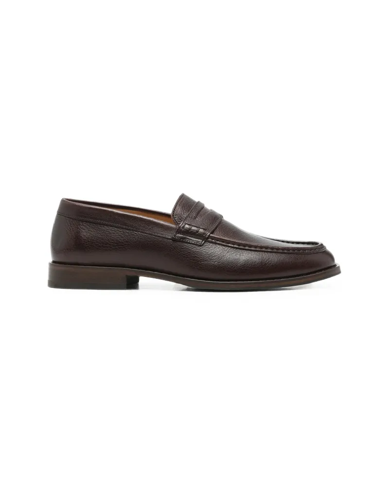Our Legacy Light Leather Loafers Brown