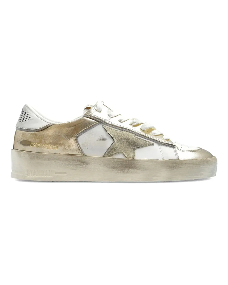Golden Goose Leather Sneakers Yellow