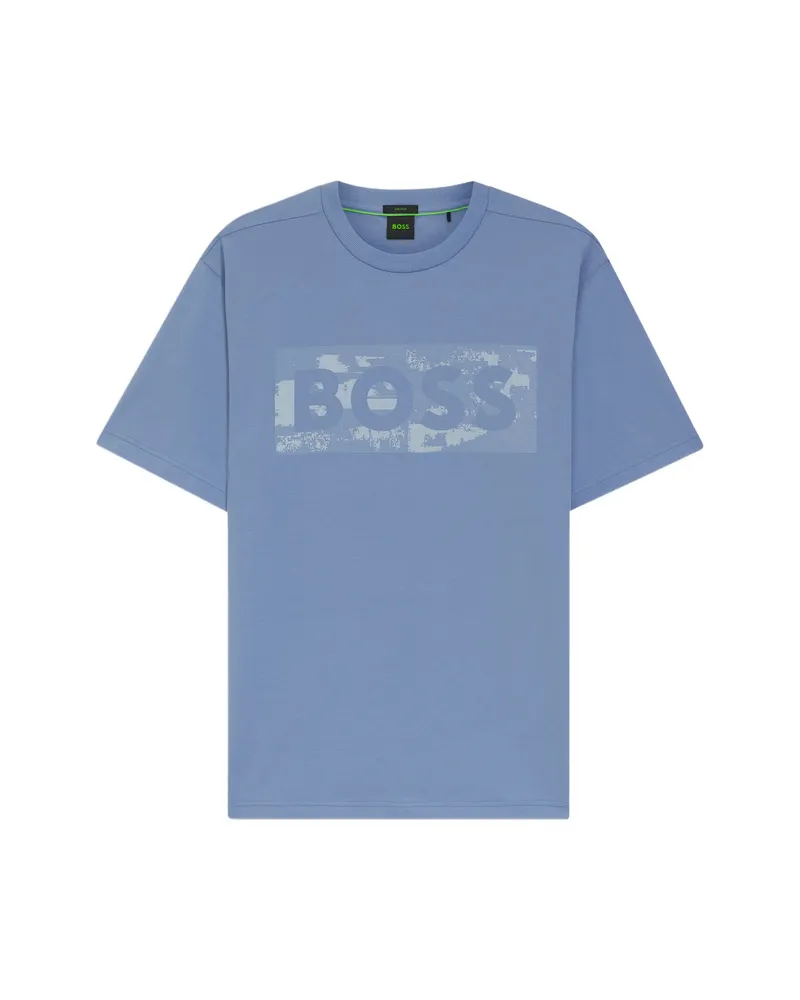 HUGO BOSS Logo T-shirt Blue