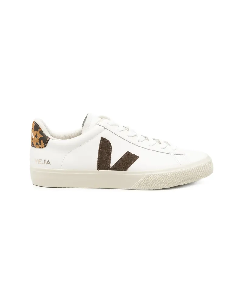VEJA Campo Animal-print Logo-patch Sneakers White