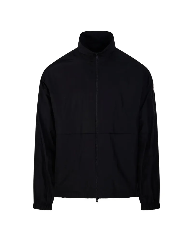 Moncler Rastaban Logo-patch Zip Jacket Black