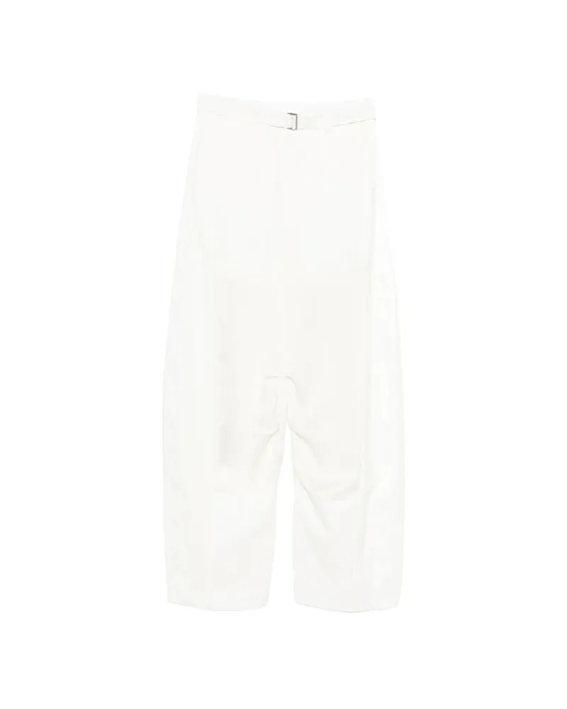 Sacai Belted Trousers Neutrals