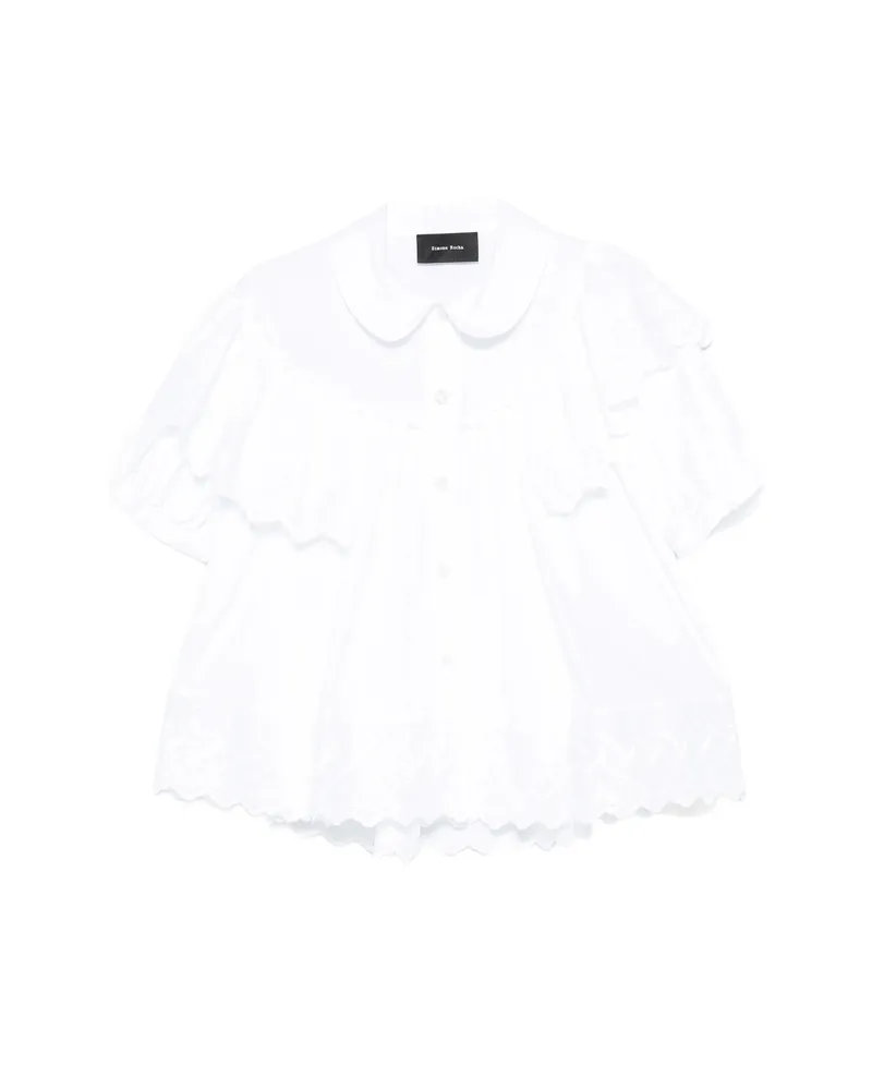 Simone Rocha Ruffled Blouse White
