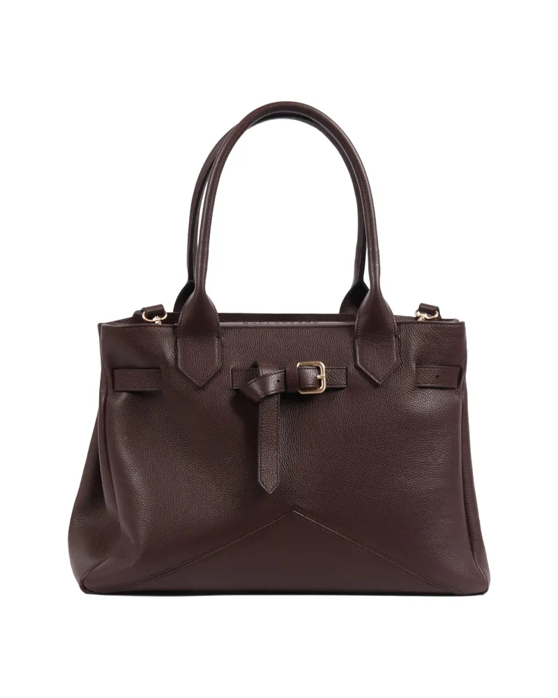 Ballantyne Kate Leather Tote Bag Brown