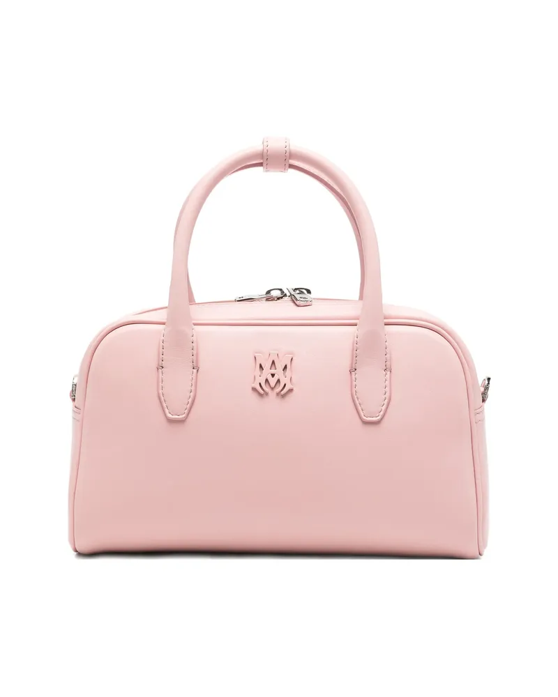 Amiri MA-plaque Leather Tote Bag Pink