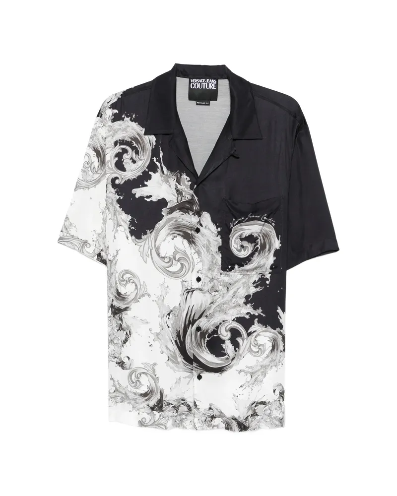 Versace Jeans Baroque Pocket Shirt Black