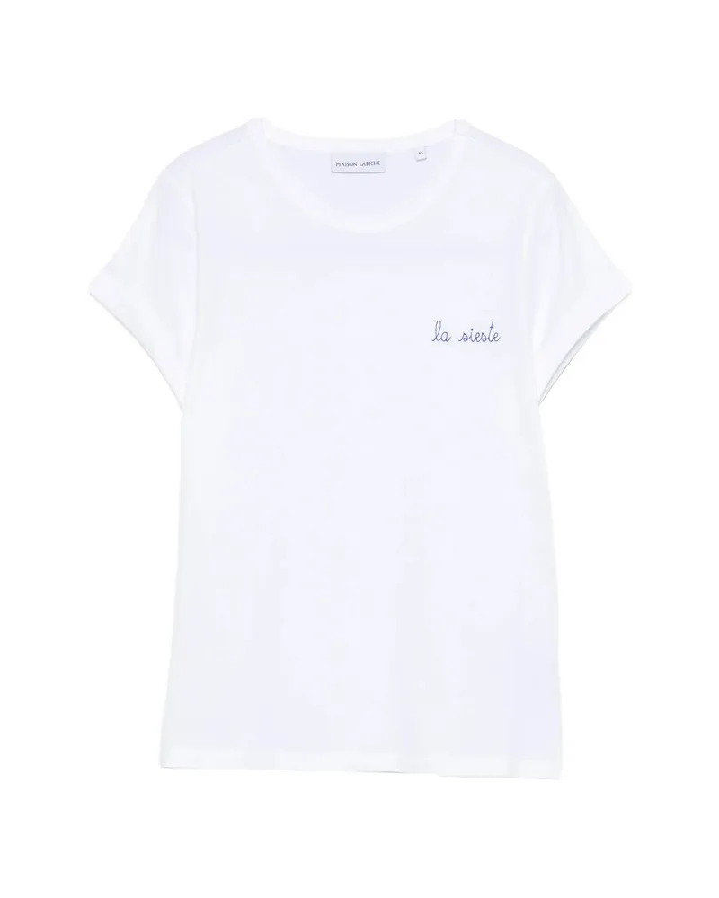 Maison Labiche Lettering T-shirt White