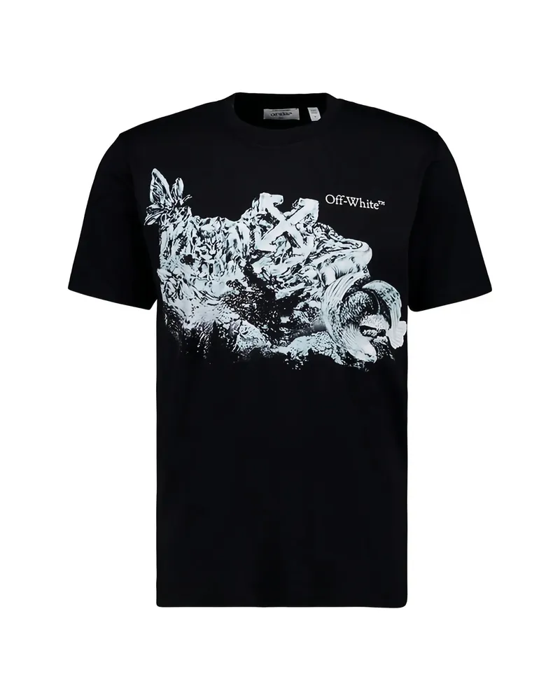 OFF-WHITE Eagle Rock Slim-fit T-shirt Black