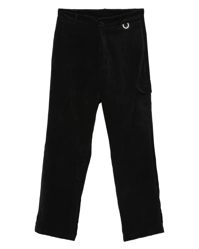 Family First Corduroy Cargo Trousers Black