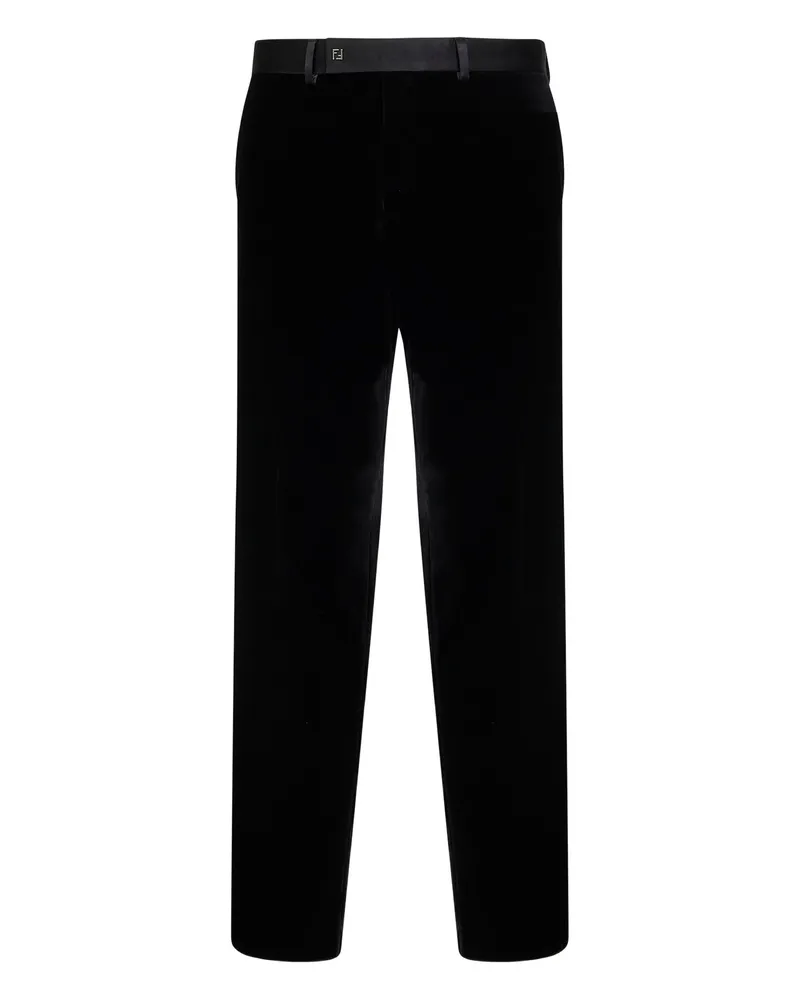 Fendi Velvet Pant Black