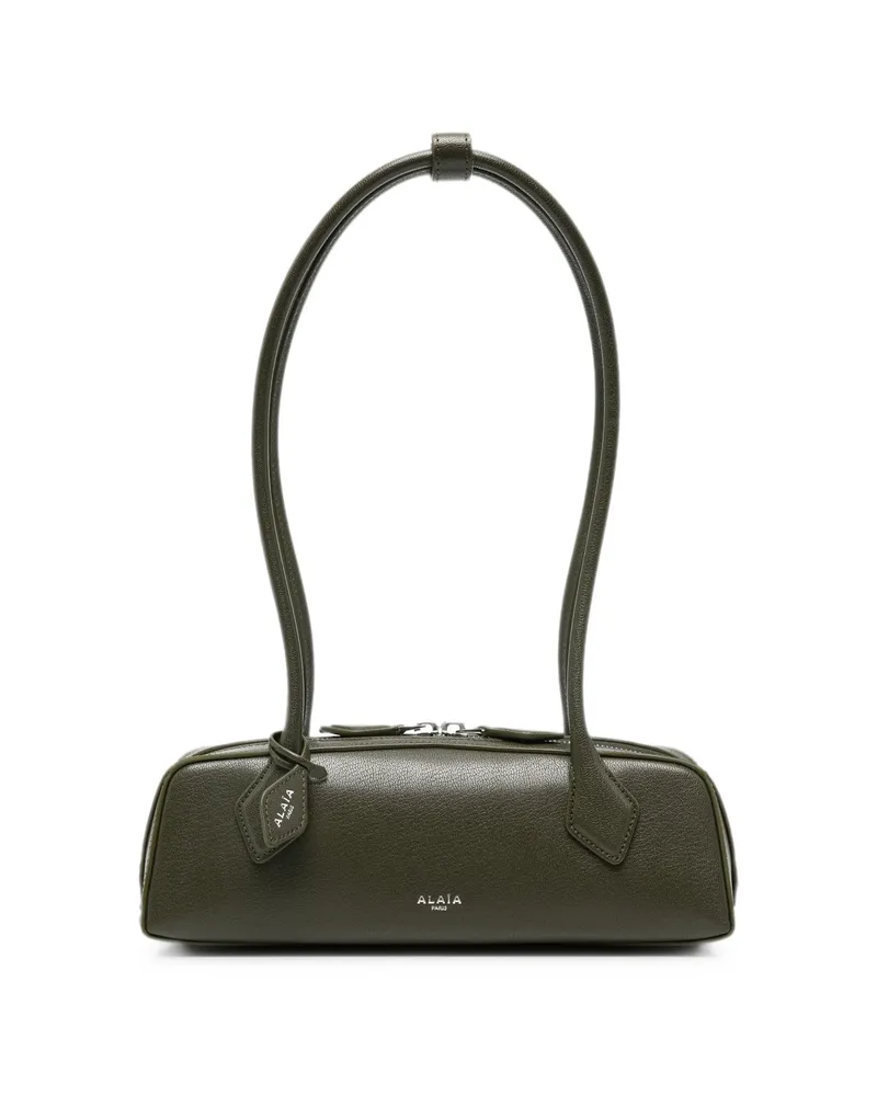 Alaïa Le Teckel Small Bag In Leather Green
