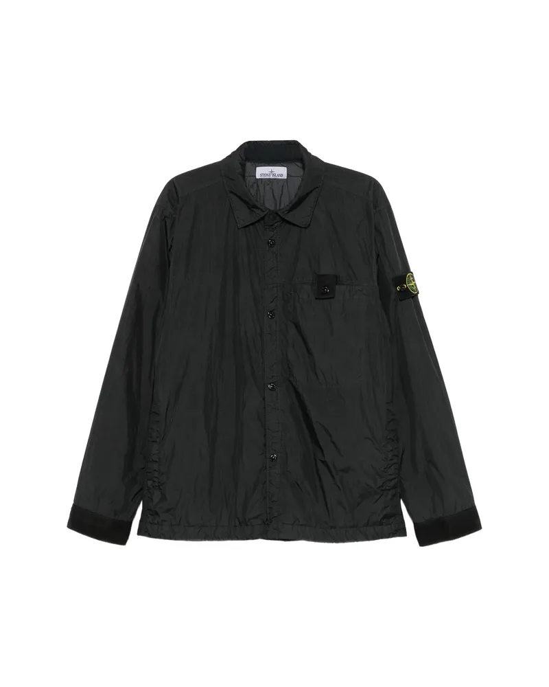 Stone Island Logo-patch Jacket Black