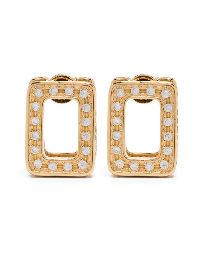 Marni Square-frame Diamond Earring Gold