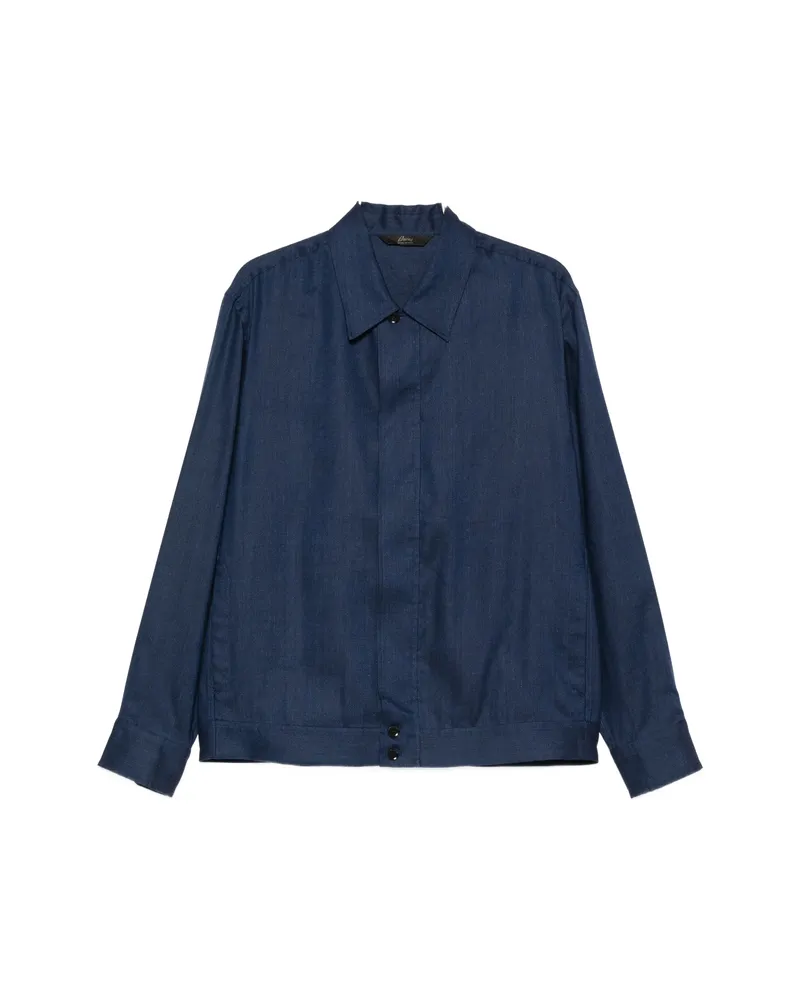 Brioni Jackets Blue