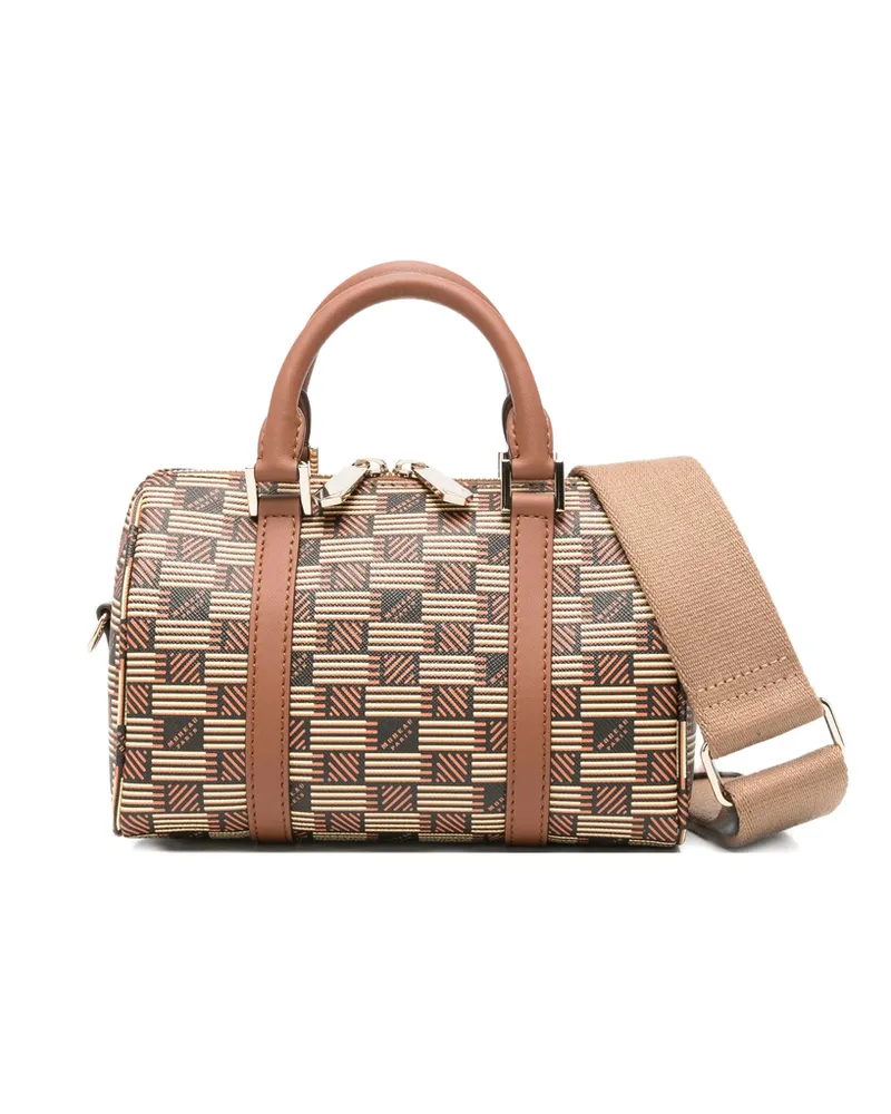Moreau Paris Patterned Tote Bag Brown